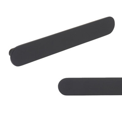 Keypak 10 Pack Wooden Bar Handles 192mm Matte BlackContemporary Black Cabinet & Drawer Pull Handles For Diy from B&Q