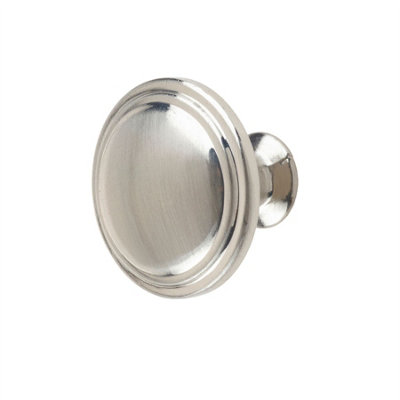 Keypak 10 Pack Multi Ring Door Knobs 30mm Satin NickelContemporary Cabinet & Drawer Knob Handles For Diy Renovations from B&Q