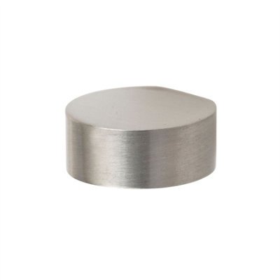 Keypak 10 Pack Coin Metal Knobs 25mm Satin NickelContemporary Cabinet & Drawer Knob Handles For Diy Renovations from B&Q