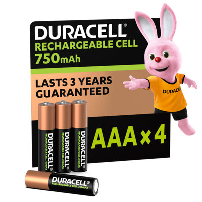 B&Q -  Rechargeable Aaa BatteriesPack Of 4