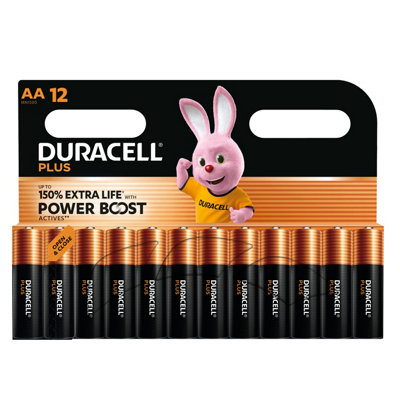 Duracell Plus AA 12 Pack Alkaline Batteries - Image 3