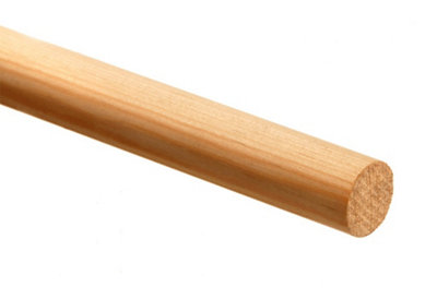 B&Q -  Pine Dowel Delivery Included (Bundle Of 10) 15mm 900mm.