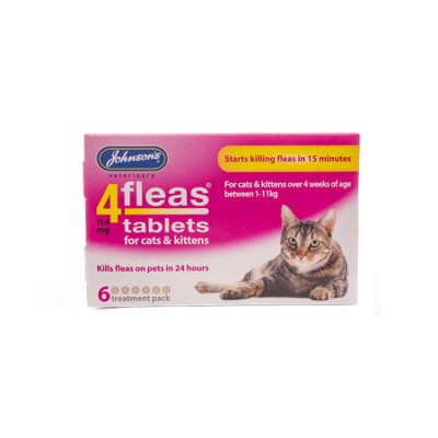 Johnson's Veterinary Johnson's 4 Flea Tablets For Cat & Kitten 6 Pack - Image 15