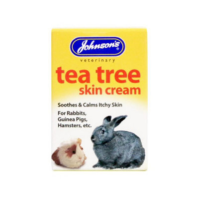 Johnsons's Veterinary Small Animal Tea Tree Skin Cream 50G from B&Q