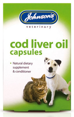 Johnsons Veterinary Dog & Cat Cod Liver Oil 40 Capsules from B&Q