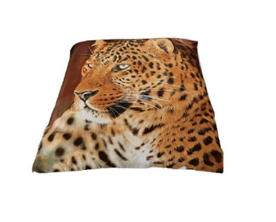 B&Q 3D Wildlife Leopard Printed Warm & Cozy Throws