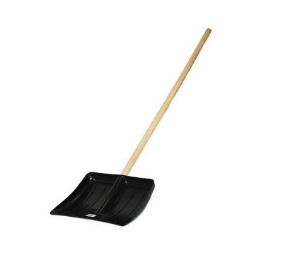 Snow Shovel 120Cm Scooper Mucking Out Clearing Car Home Garden Grass Spade from B&Q