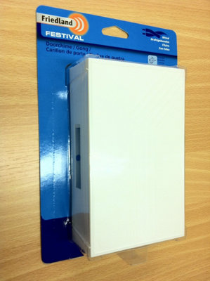 Friedland D3126 Festival Door Chime With TransformerStylish And Reliable from B&Q
