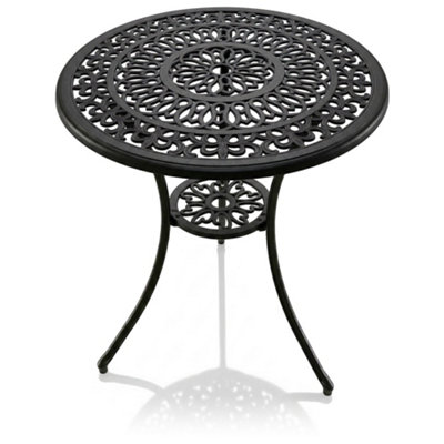 Centurion Supports Positano Black Garden And Patio Cast Aluminium Bistro Table from B&Q