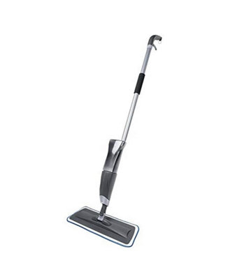  - Addis Spray Mop Microfibre Floor Cleaning Mop Home Kitchen Bathroom Grey & Blue