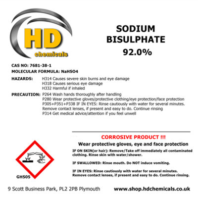 500g bag pH Minus - Sodium Bisulphate / Bisulphite PH- decreaser reducer