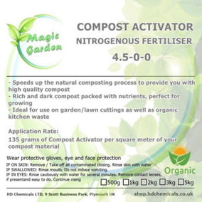 500g Organic Compost Activator / Accelerator / Compost Maker High in Nitrogen
