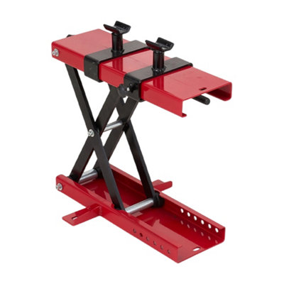 500KG Motorcycle Scissor Lift Jack with Hand Crank, Adjustable Height 9 ...