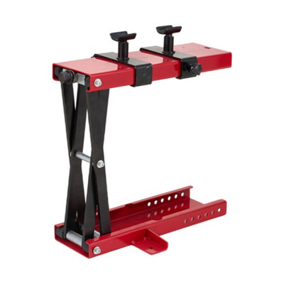 500KG Motorcycle Scissor Lift Jack with Hand Crank, Adjustable Height 9 ...