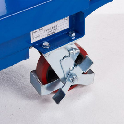 500kg TUFF Single Scissor Lift Trolley - 5