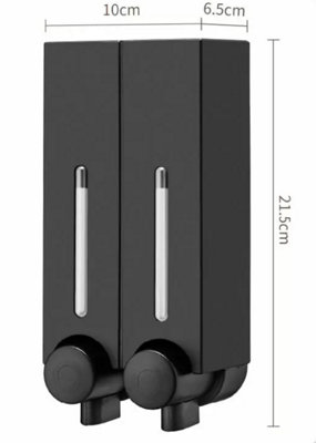 500ml Black Wall Mounted Liquid Soap Dispenser
