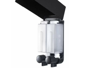 500ml Black Wall Mounted Liquid Soap Dispenser - 3