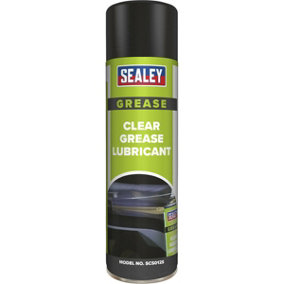 500ml Clear Grease Lubricant - Silicon-Free Formula - Leaves Protective Barrier