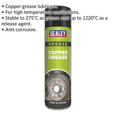 500ml Copper Grease Lubricant - Anti-Corrosive - High Temperature Applications