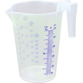 500ml Mixture Measuring Jug - Easy to Read Scale - Pouring Spout - Handle