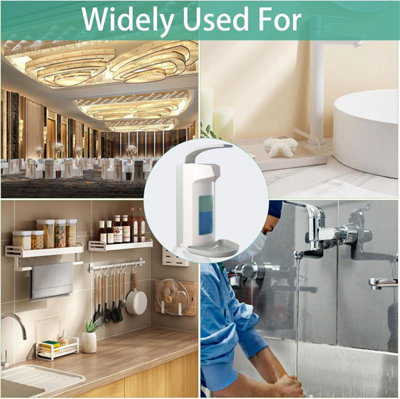 500Ml Wall-mounted Soap Dispenser, Liquid Kitchen Soap Dispenser with ...