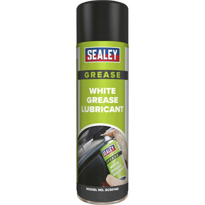 500ml White Grease Lubricant with PTFE - Anti-Corrosive - Silicon-Free Formula