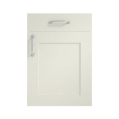 500mm Freestanding WC Unit (Fully Assembled) - Oxford Matt Ivory Standard Depth With Pan And Cistern