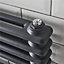 500mm (H) x 1000mm (W) - Vertical Bathroom Towel Radiator (Sailsbury) - Anthracite - (0.5m x 1.0m)