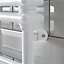 500mm (H) x 1000mm (W) Vertical Bathroom Towel Radiator - (Sailsbury - White) - (0.5m x 1.0m)