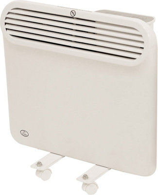 500W Floor or Wall Mounted Electric Panel Heater - Slimline Silent Energy Efficient Home, Office or Conservatory Radiator