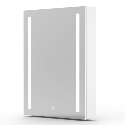 500x700mm LED Bathroom Mirror with Shaver Socket,Demister Pad