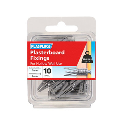 Plasplugs Nylon Hollow Wall Anchor (Dia)7mm (L)36mmPack Of 10 from B&Q