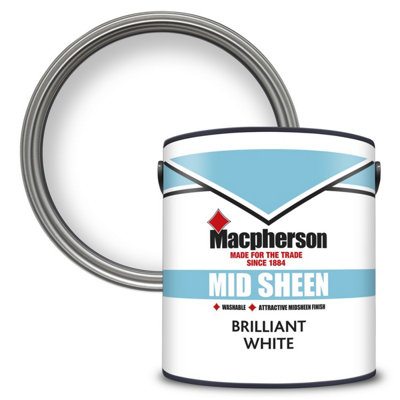 Macpherson Trade Mid Sheen Brilliant White 2.5L - Image 3
