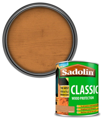Sadolin 1L Classic Exterior Woodstain - Natural