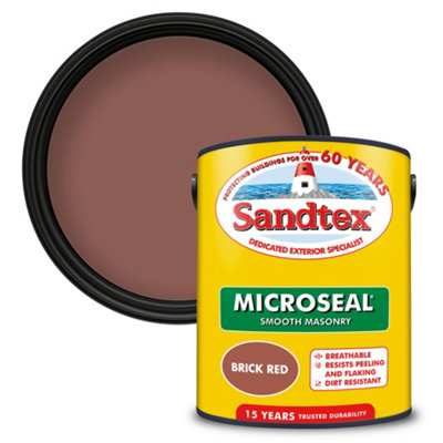 B&Q -  Brick Red Ultra Smooth Masonry Paint5L