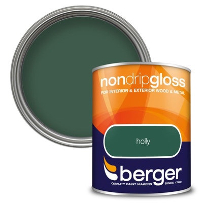 B&Q -  750Ml Non Drip Gloss Holly
