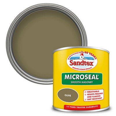 Sandtex Olive Ultra Smooth Matt Masonry Paint150Ml Tester Pot from B&Q