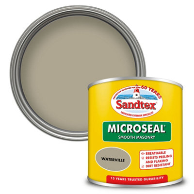 Sandtex Microseal Waterville Smooth Matt Masonry Paint150Ml Tester Pot from B&Q