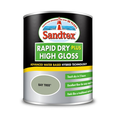 Sandtex Exterior Rapid Dry Gloss Bay Tree 750Ml from B&Q