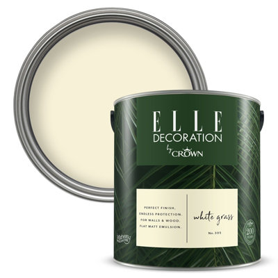 Crown Elle Decoration Flat Matt Grass 305 2.5Ltr White