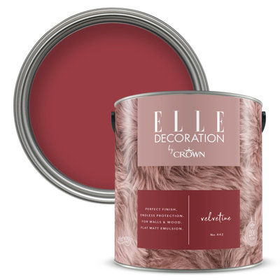 B&Q -  Elle Decoration Flat Matt Velvetine 442 2.5Ltr
