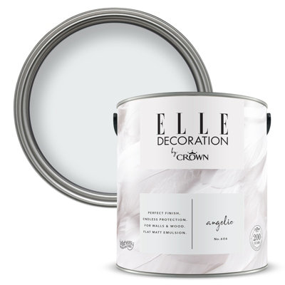 B&Q -  Elle Decoration Flat Matt Angelic 606 2.5Ltr