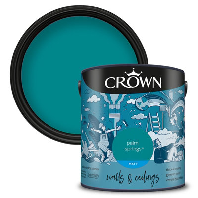 Crown Walls & Ceilings Palm Springs Matt Emulsion Paint 2.5L - Image 6