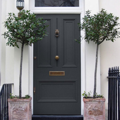B&Q -  Anthracite Quick Dry Gloss Interior & Exterior Grey Paint 750Ml