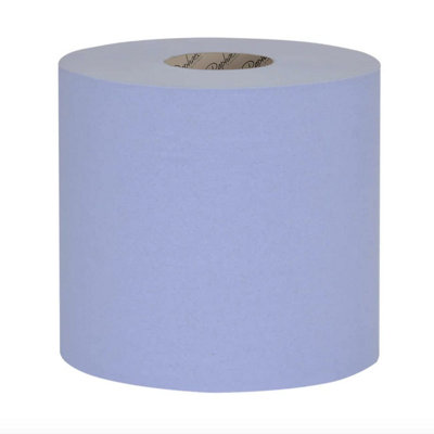 Raphael 1Ply Blue Roll Towel 250M X 200mm (Pack Of 6) Rt1B250R from B&Q