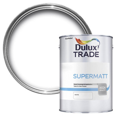 Dulux Trade White Supermatt 5L - Image 4