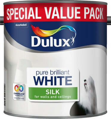 B&Q -  Silk Emulsion Paint 3L White
