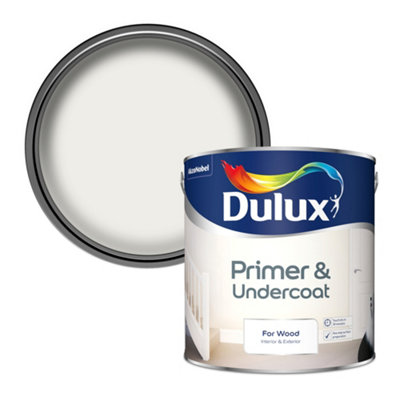 Dulux White Wood Primer & Undercoat2.5L from B&Q