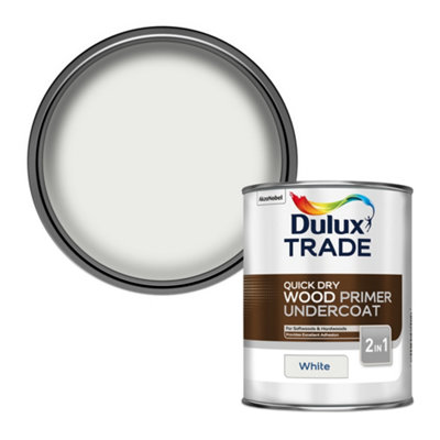 Dulux Trade White Quick Drying Wood Priming Undercoat - Image 3