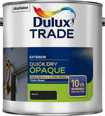 B&Q -  Quick Drying Opaque Black 2.5L - Image 3